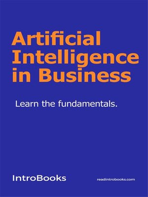 cover image of Artificial Intelligence in Business